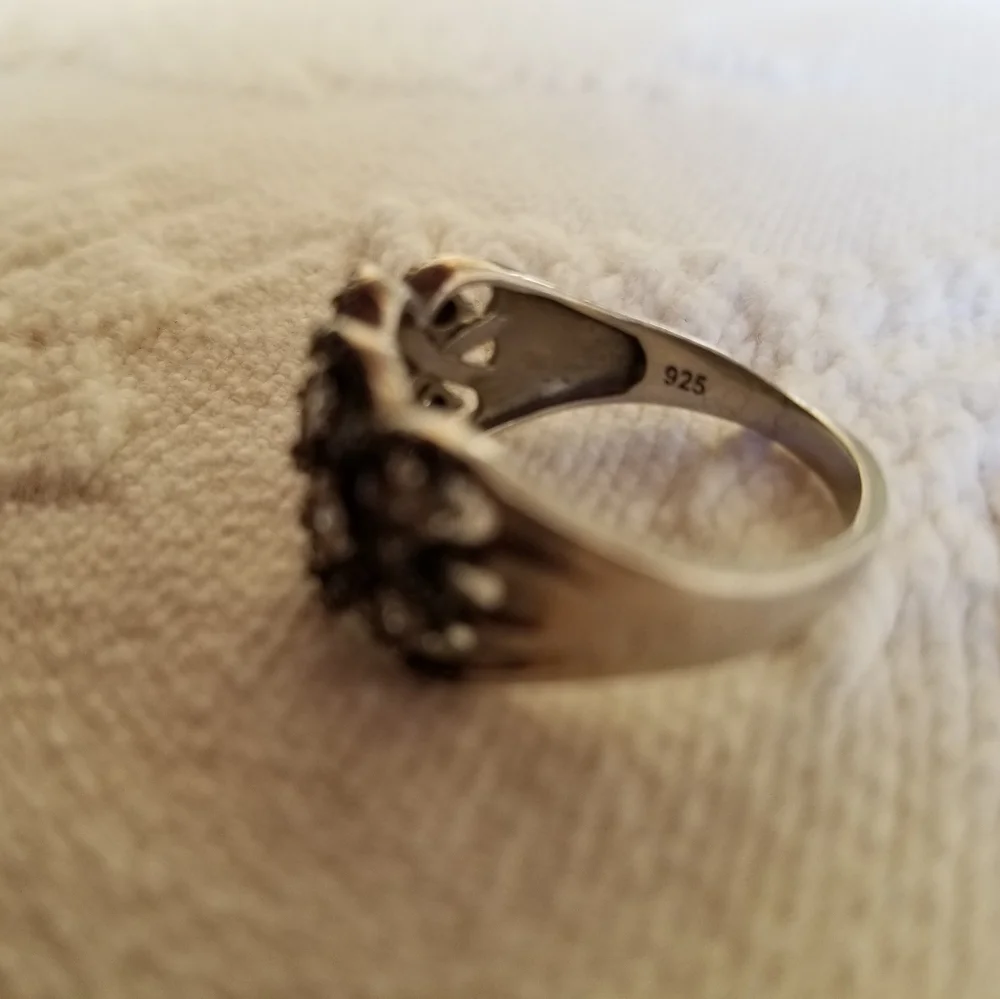 Diamond chip 925 ring - Picture 6 of 6